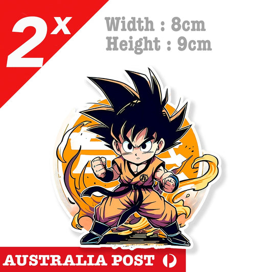 Dragon Ball Z Kid GOKU ,DBZ , GOKU Badge Sticker