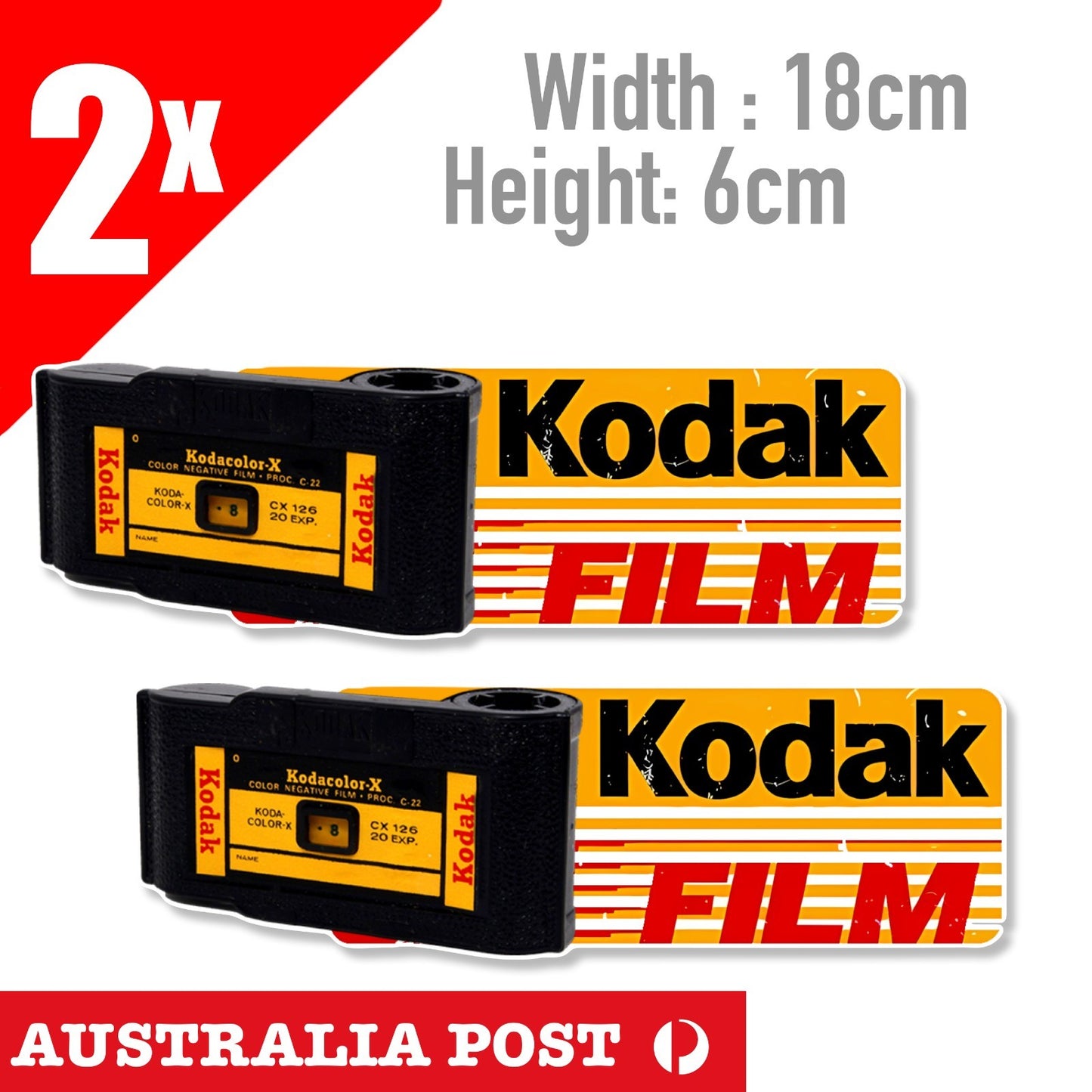 KODAK FILM | KODAK 126mm Negative film banner Stickers