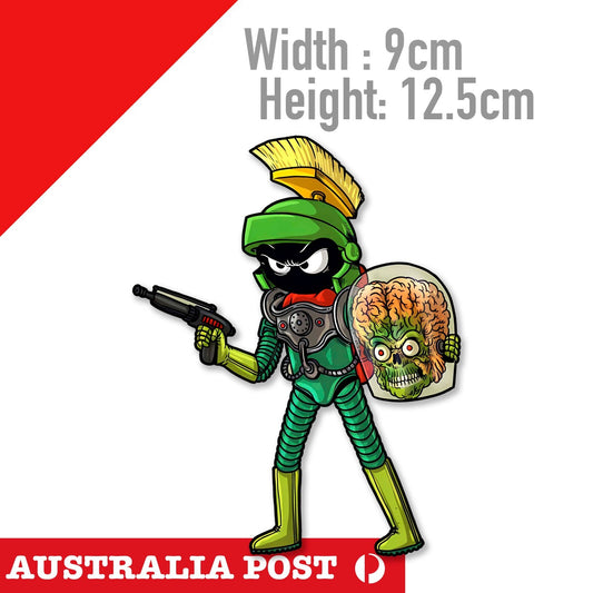 Marvin the Martian Funny MARS Sticker