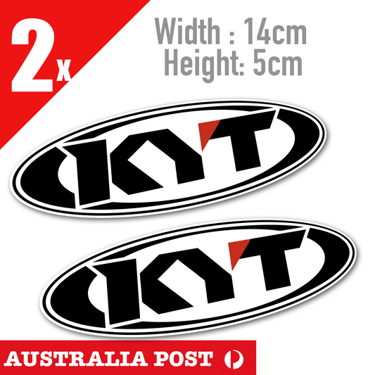 KYT Helmet logo  Motorcycle Logo Helmet MotoGP Decal Sticker