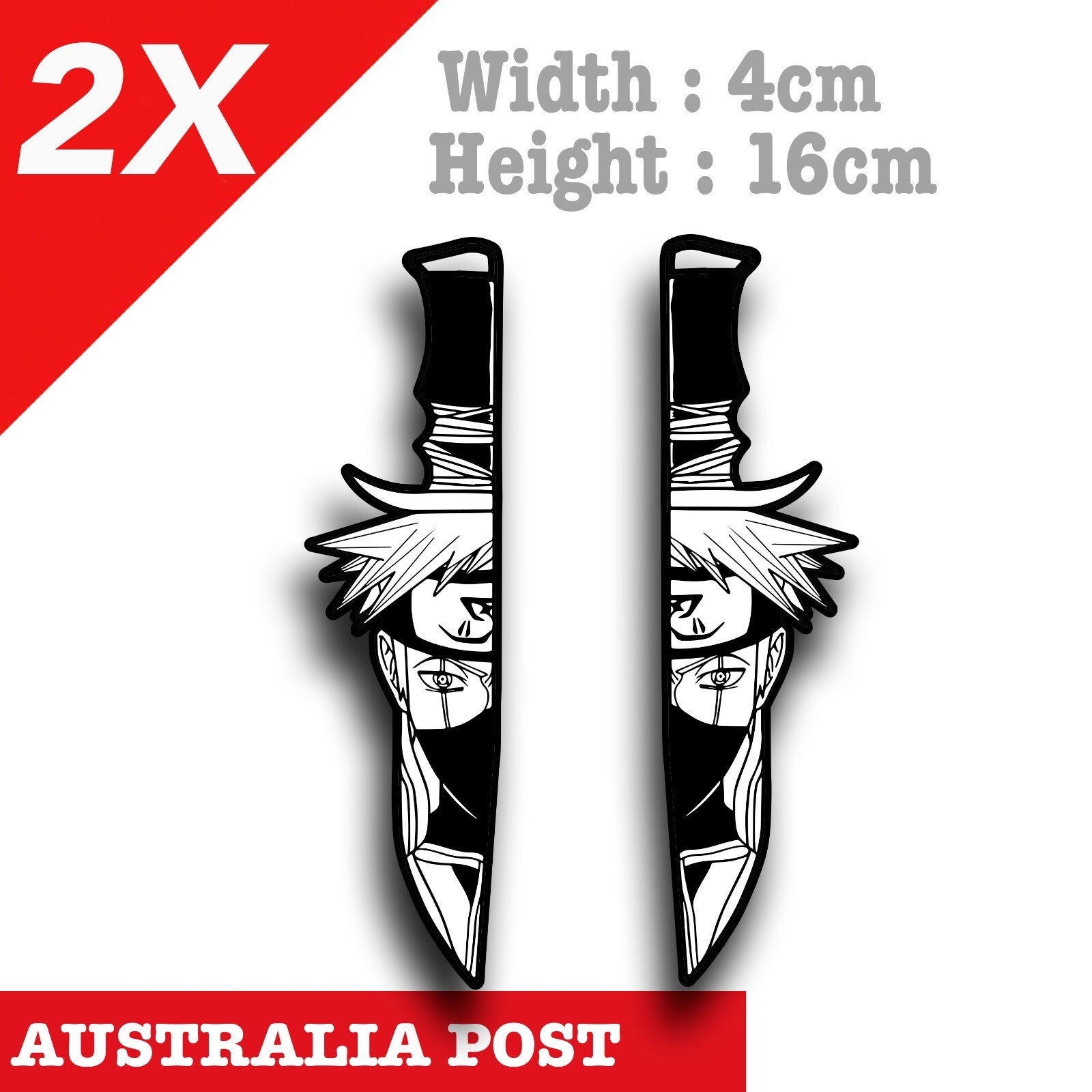 Naruto Characters Knife JDM, NARUTO Anime, Laptop , Car Sticker