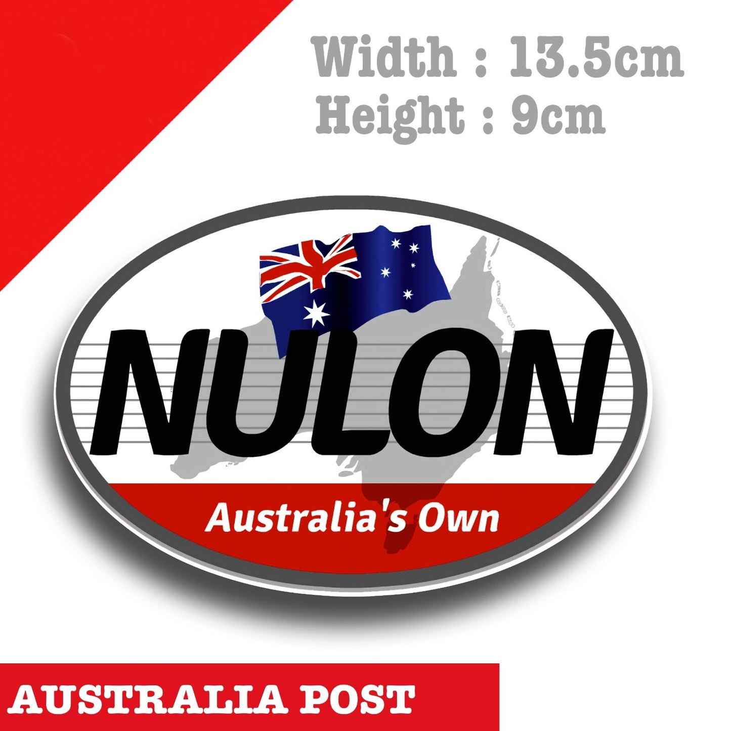 NULON Racing Oil Badge, NULON Australia's Own Sticker
