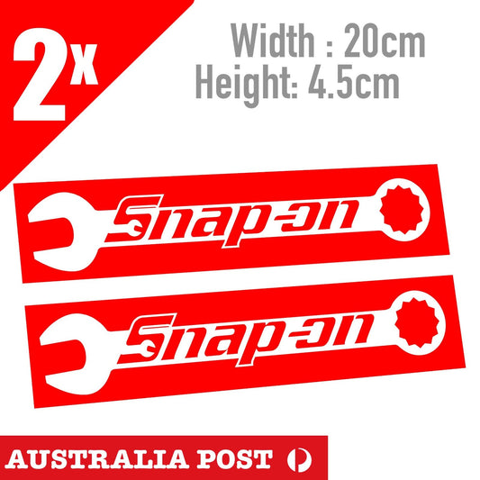 SNAP-ON Logo Banner , Tool Box, Fridge, Grage, Man Cave 2x  Sticker