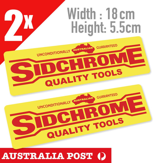 Sidchrome QUALITY Tools , Vintage Style Banner Stickers