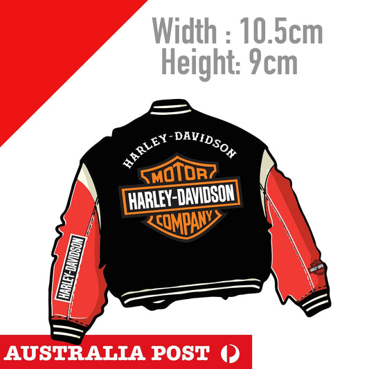 Harley Davidson Motorcycle Logo Jacket  Sticker