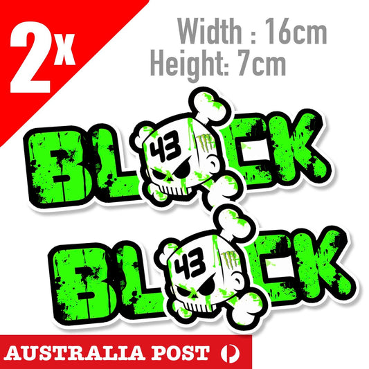 Ken Block 43 Ken Block Skull Logo  JDM DRIFT Monster Energy Drink  Sticker