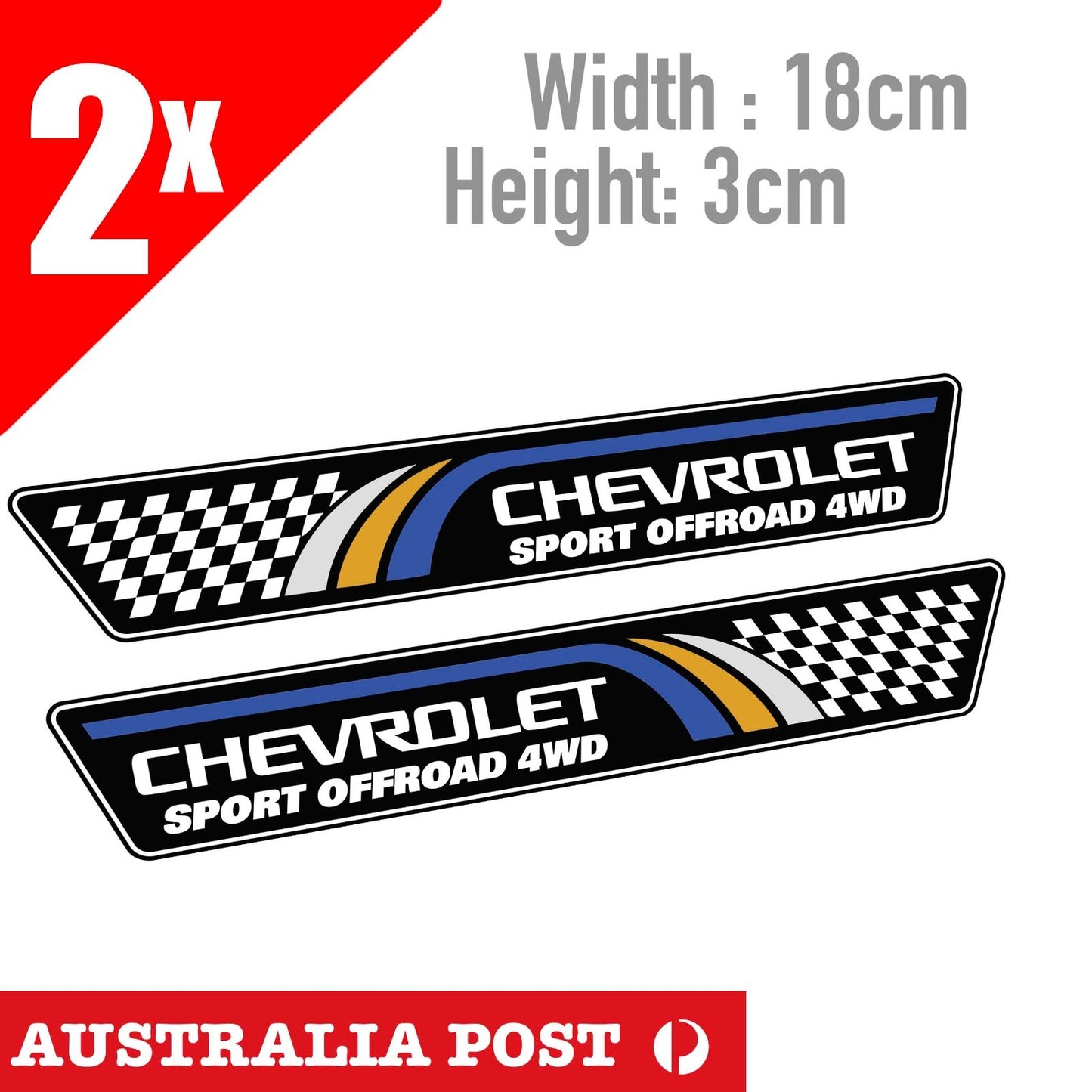 Chevrolet  SPORT OFF ROAD Chevy Silverado Colorado overland off road Sticker
