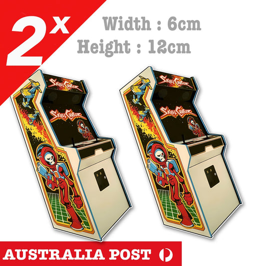 Arcade Machine SKULL CHASER, Laptop, Car, Games Sticker