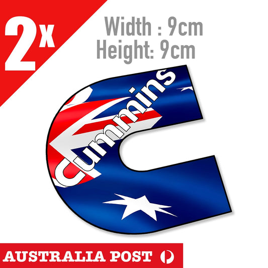 CUMMINS, Australian Flag Style  Stickers