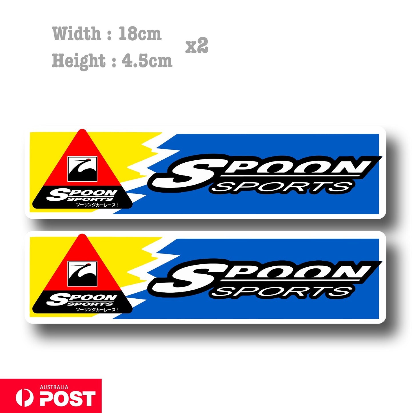 Spoon Sports Evo Mitsubishi JDM Toyota Laptop , Car  Vinyl  Sticker 