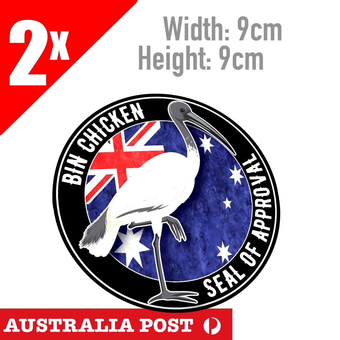 BIN CHICKEN Seal of approval ,FORD BIN CHICKEN Funny Stickers