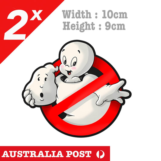 Ghost Buster Logo CASPER the Ghost Funny Sticker