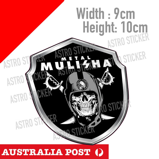 Metal Mulisha Skull,Motocross Dirt Bike 4x4 Off Road, Fuel Tank, Sheild Sticker