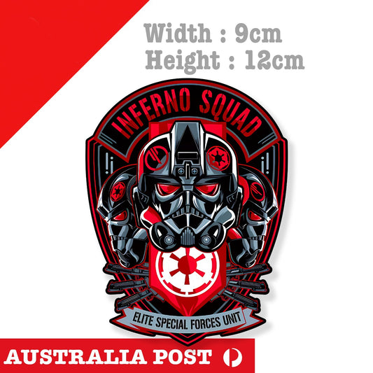Star Wars Elite Special Forces Unit Pilot badge, Star Wars Troopers Sticker