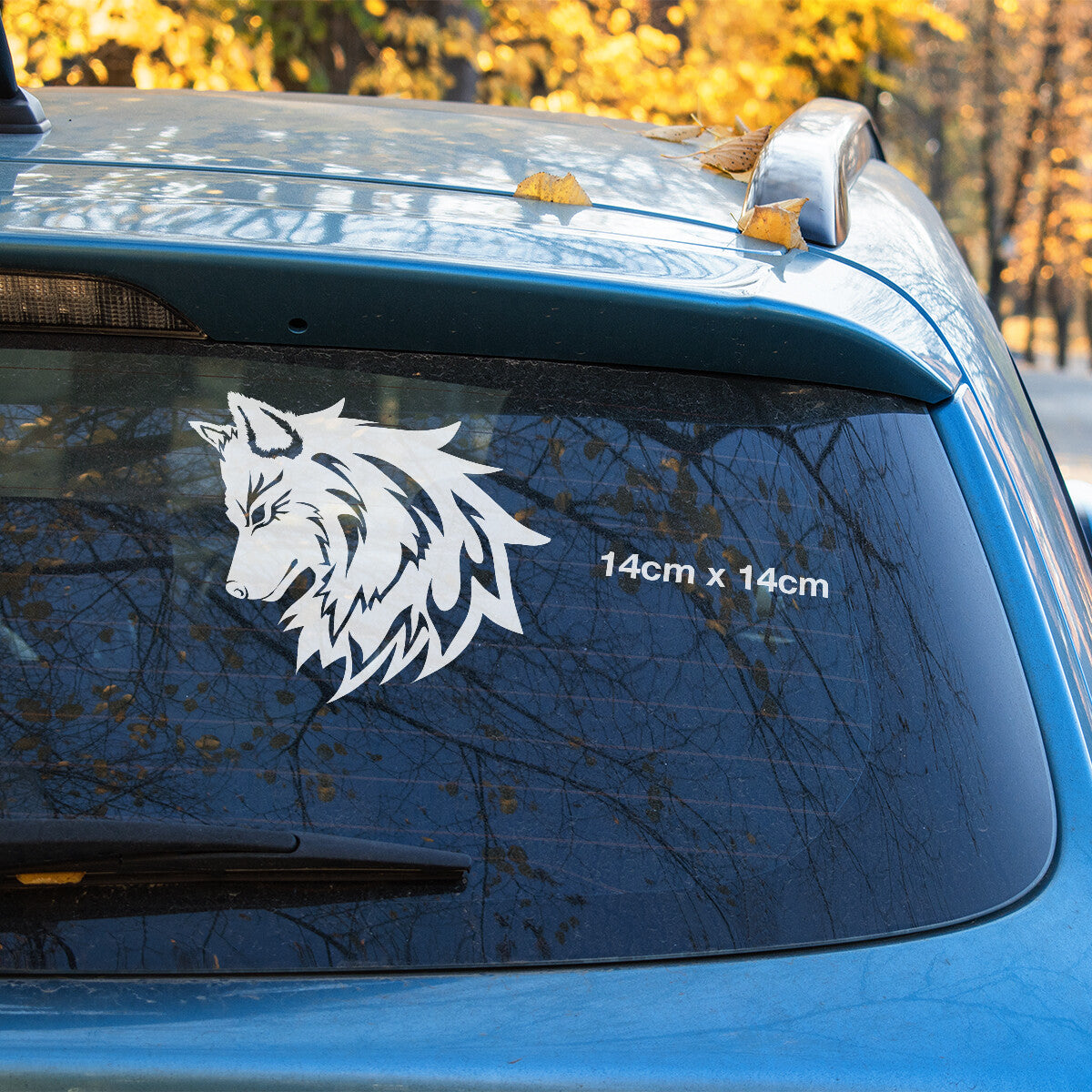 WOLF Head Decal Sticker Car Window Vinyl Decal