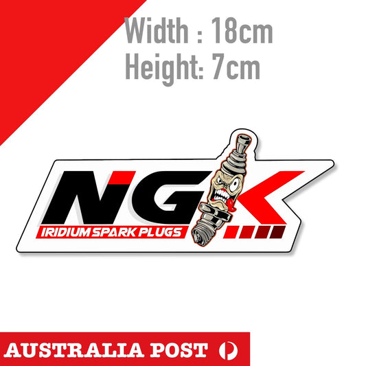 NGK Japan Performance Spark Plugs  IRIDIUM Logo Sticker