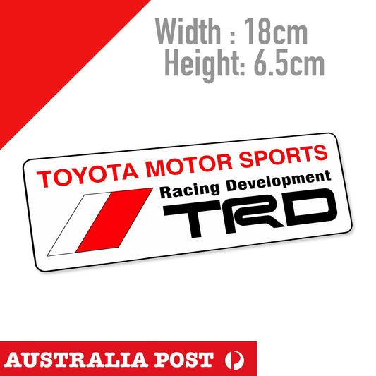 TOYOTA TRD Sport, Toyota Racing Development Banner Stickers