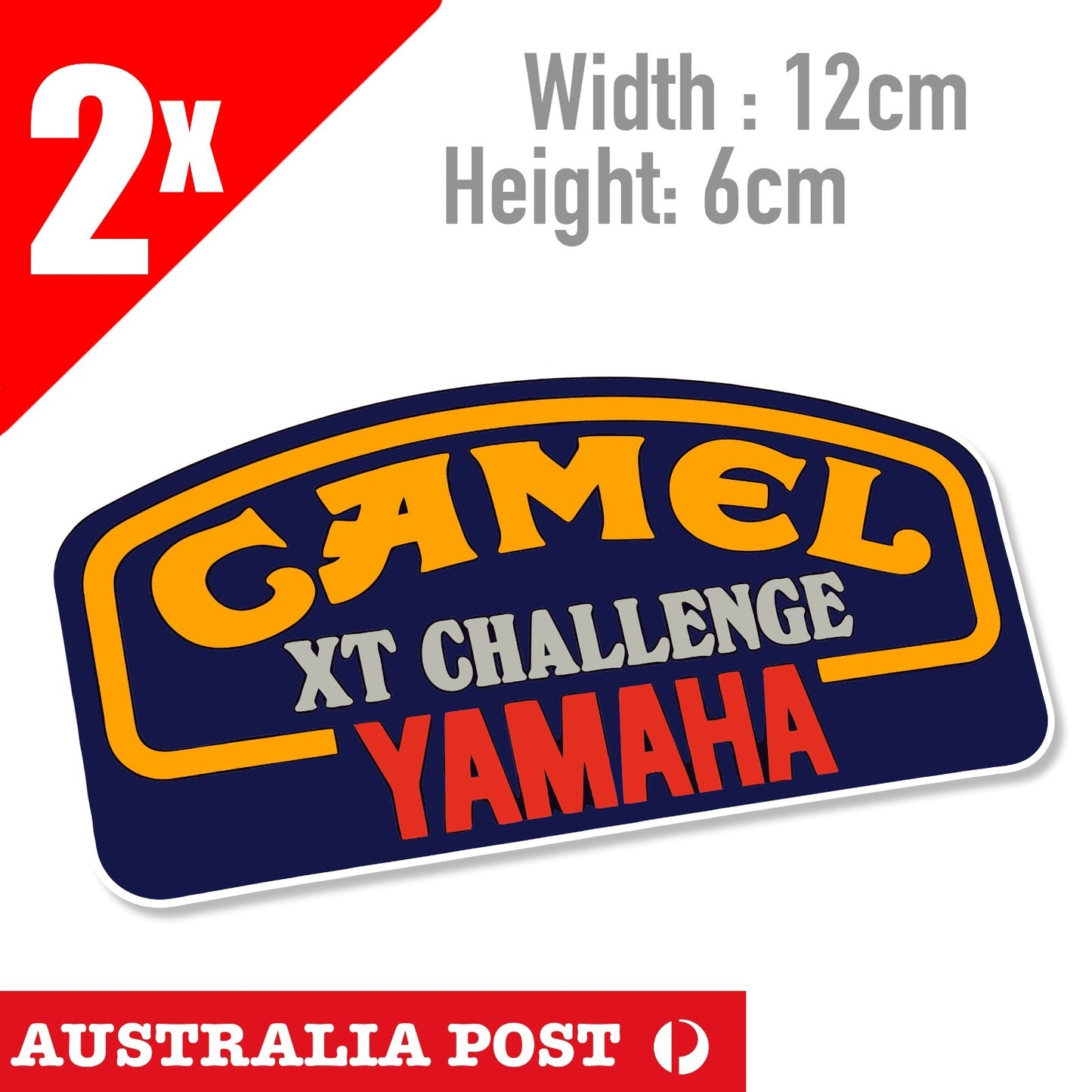 Land Rover Camel Trophy XT CHALLENGE YAMAHA Logo  Sticker