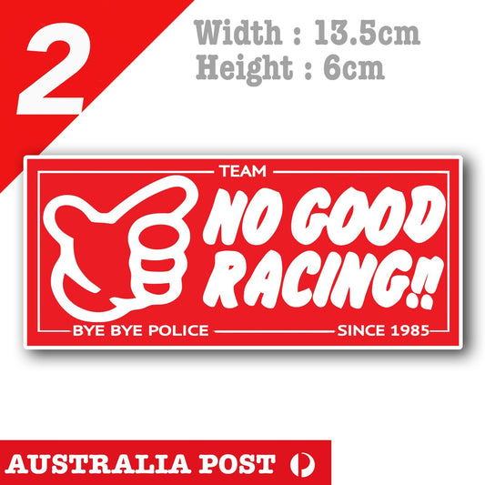 No Good Racing Decal Sticker Kanjo Night Runner Bye Police Drift Sticker