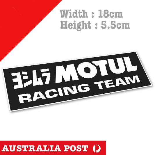 MOTUL OIL RACING TEAM Banner, MOTUL Logo, JDM Japan Oil Logo Sticker