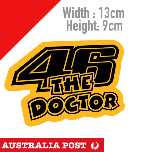 The Doctor 46 - Valentino Rossi's VR46  Laptop , Car, MotoGP Sticker