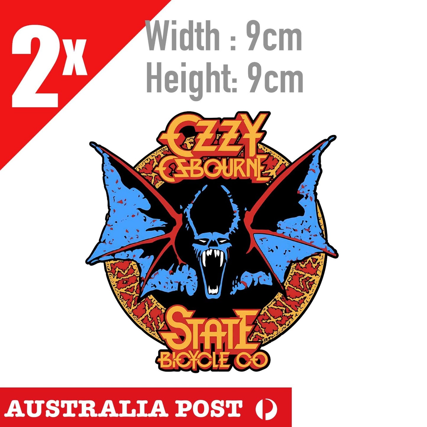 Ozzy Osbourne Heavy Metal R.I.P Logo Sticker