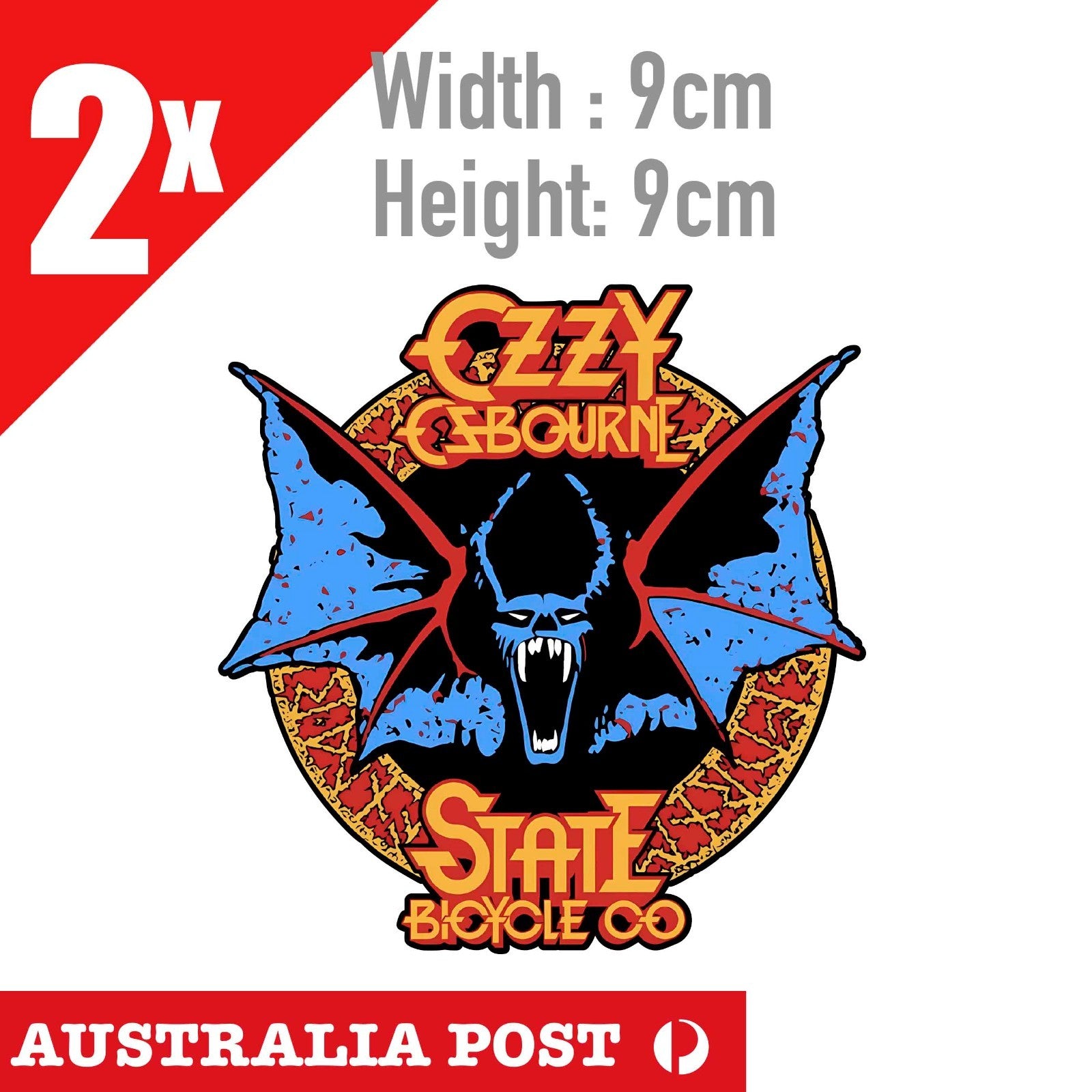 Ozzy Osbourne Heavy Metal R.I.P Logo Sticker