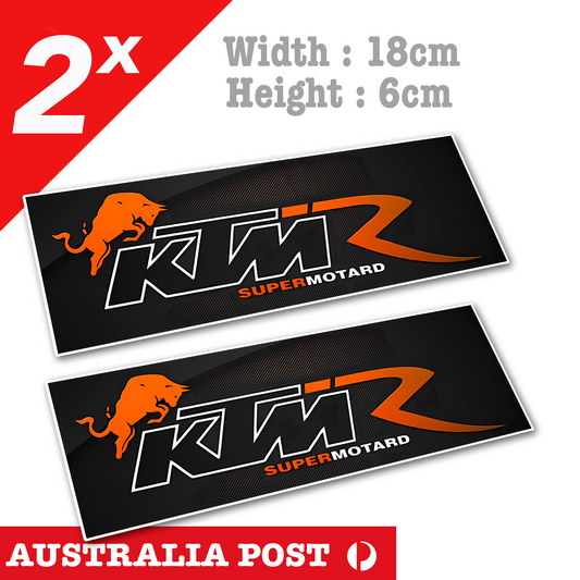 KTM Red Bull Racing Super Motard, MotoGP, Truck, Ute, Laptop x4  Stickers