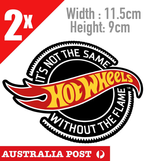 Hot Wheels Badge Logo  Black Logo  Stickers