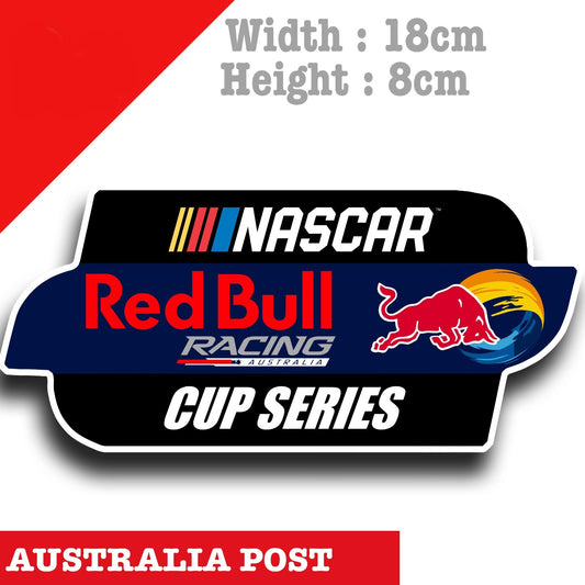 RED BULL RACING Australia NASCAR Cup Series, NASCAR Logo Vinyl  Sticker
