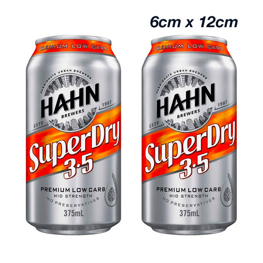 HAHN SuperDry 3.5 Beer Can Bar Fridge Laptop , Car  Decal Sticker 