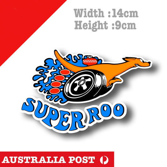 Super Roo, Classic GT-HO Ford WX XY Falcon Super Roo Vinyl  Sticker