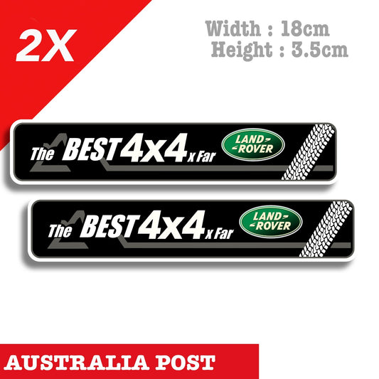 Land Rover  Best 4X4 , Off Road, 4X4, 4WD, Defender, Logo Decal Sticker