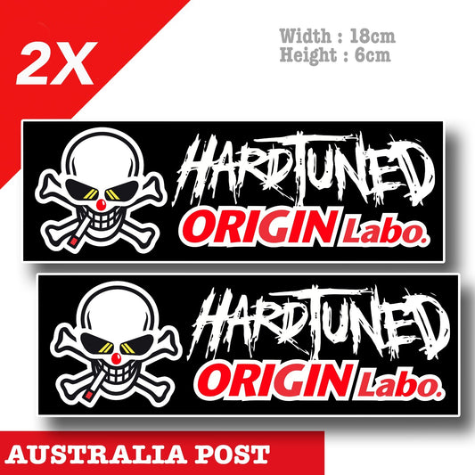 Hard Tuned Origin Lab JDM Japan OSAKA, Evo, Honda Car Decal Sticker