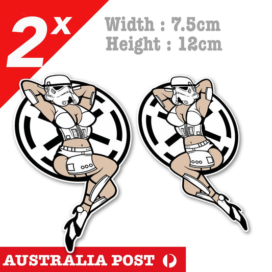 Sexy Storm troopers Funny Star Wars Stickers