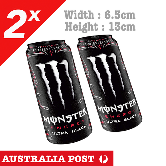 Monster Energy Drink ULTRA Black  Laptop , Car  Vinyl  Stickers