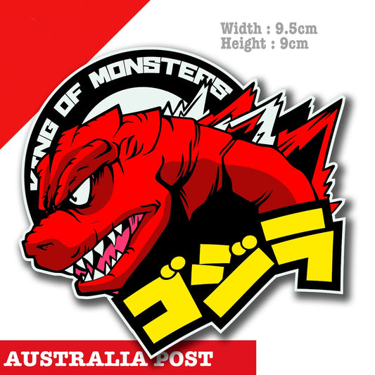 Godzilla Monster JDM - Japan Monster Godzilla, Nissan GTR , R34 Decal Sticker