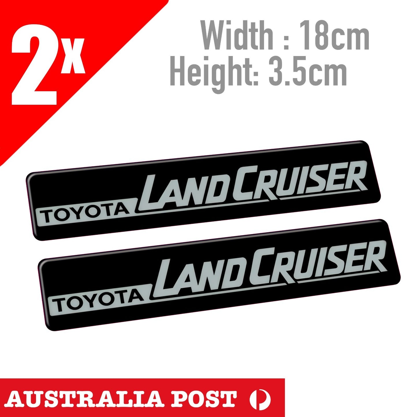 Toyota LAND CRUISER , Toyota Logo, Hilux, 4WD, Off Road Stickers