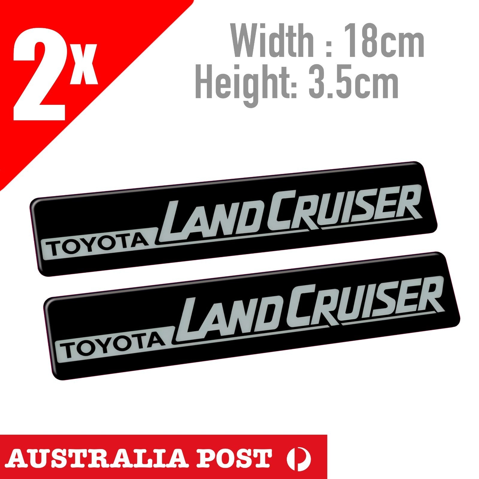 Toyota LAND CRUISER , Toyota Logo, Hilux, 4WD, Off Road Stickers