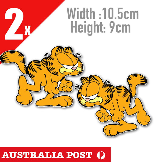 Angry Garfield Chubby Cat , Garfield Lazy Cat Funny Sticker