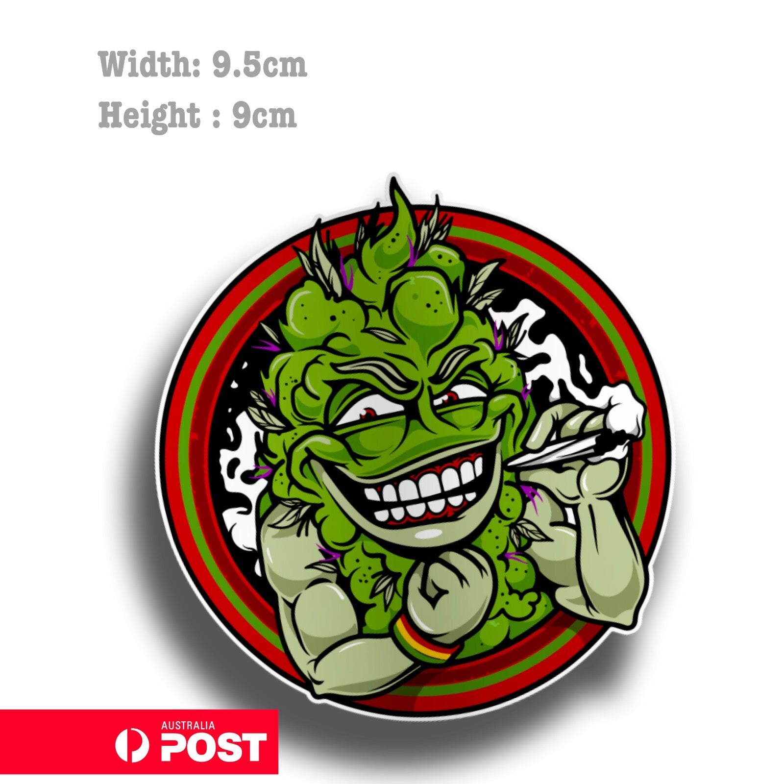 Weed Funny Athletic Logo Decal Sticker 
