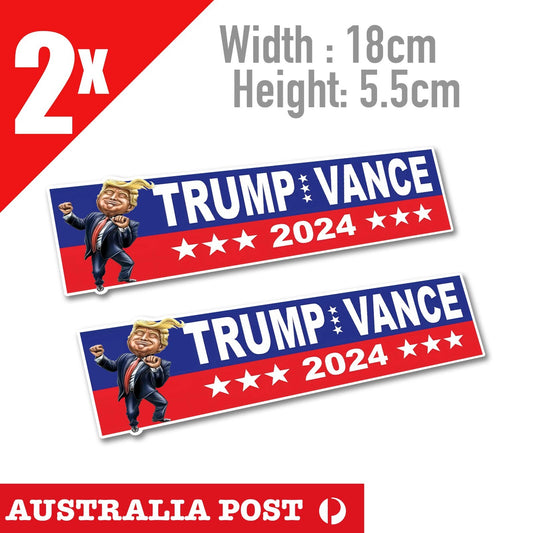 Trump 2024 AMERICAN Election Funny Dance, TRUMP VANCE Stickers