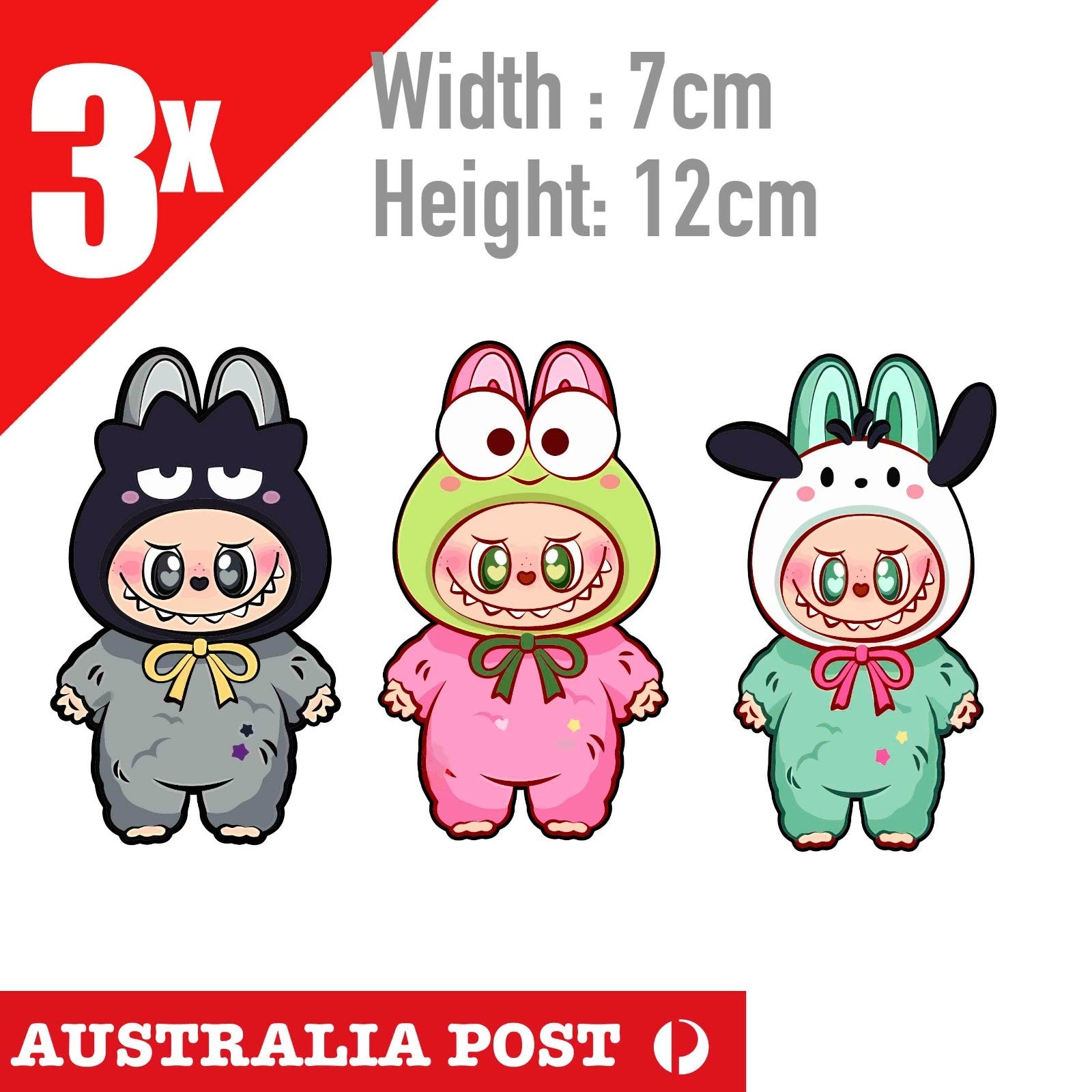 LaBUBU The Monsters  , Labubu Baby Monster Cute Monster STICKER