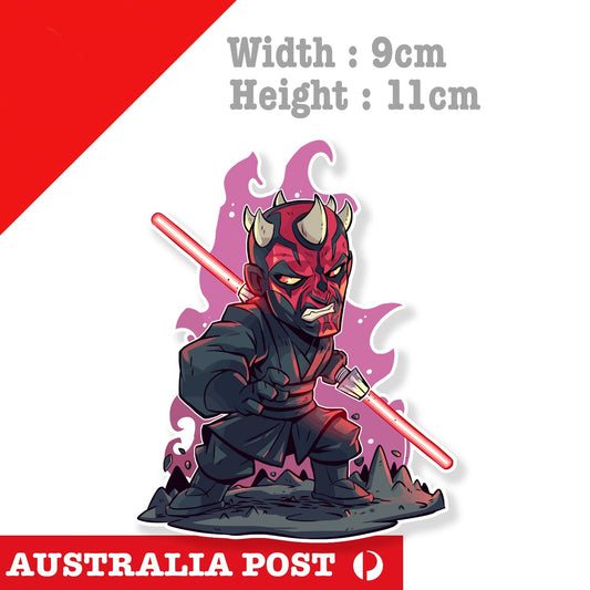 Darth Maul Star Wars  Laptop , Car  Decal Sticker 