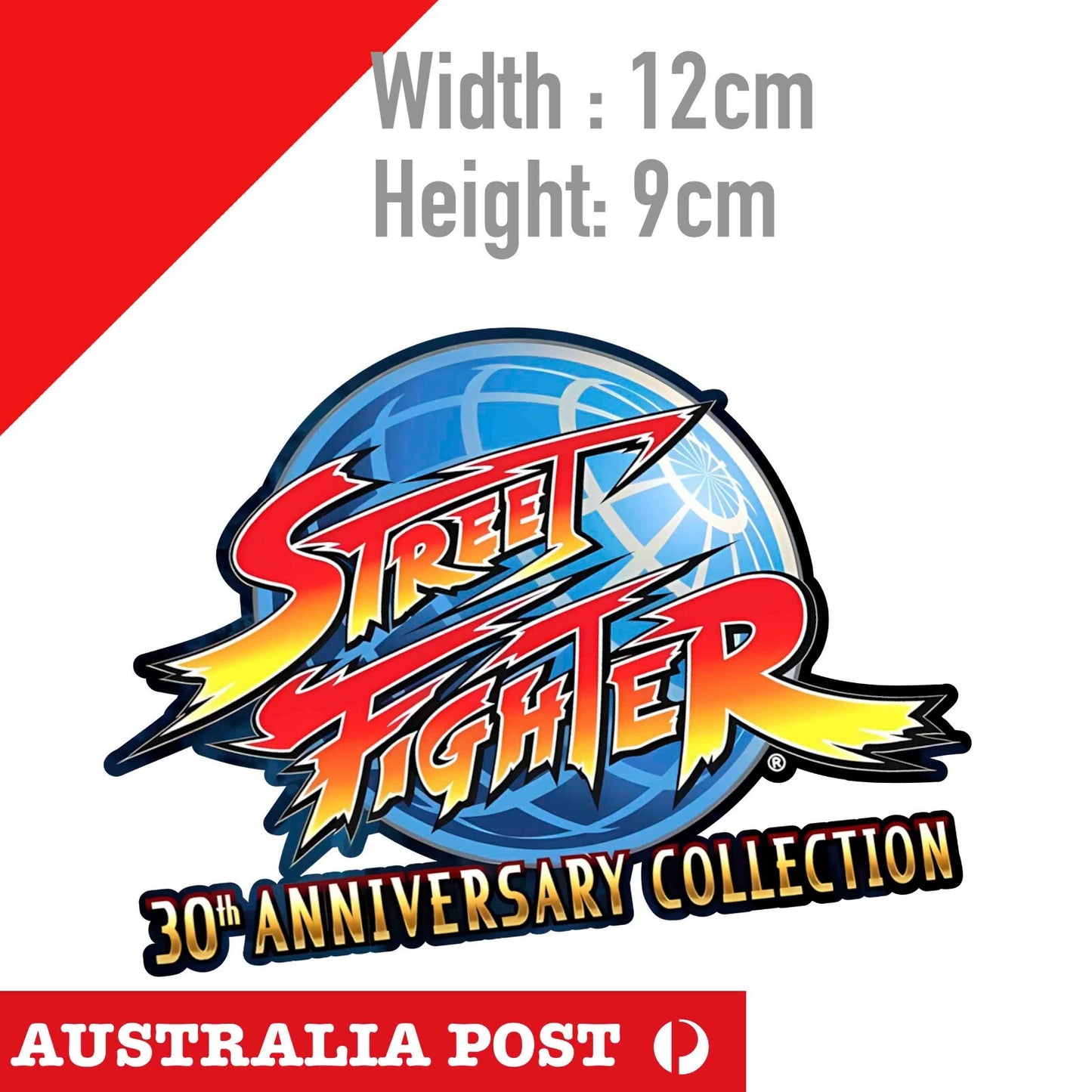 Street Fighter 30 anniversary Street Fighter Alpha Logo  Sticker