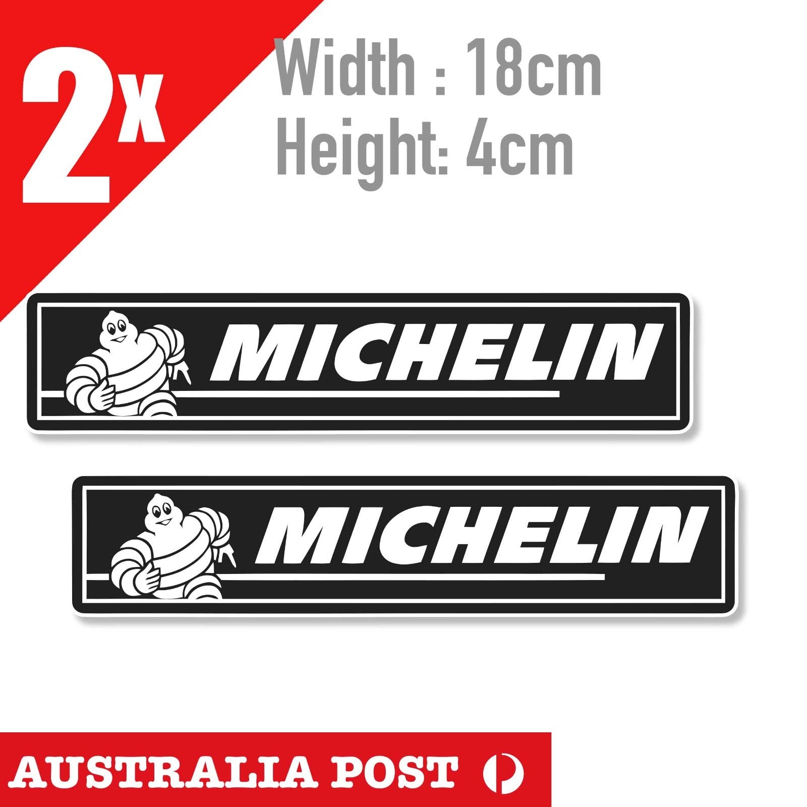 MICHELIN BANNER  Logo Sticker