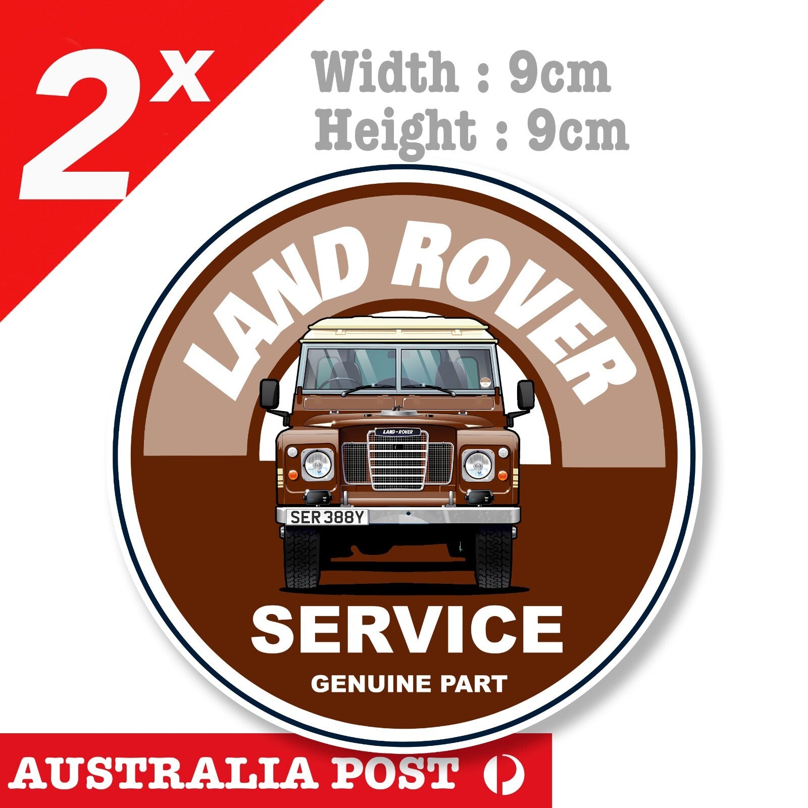 Land Rover Defender Series 3,SERVICE & GENUINE PART Sticker – Astro ...