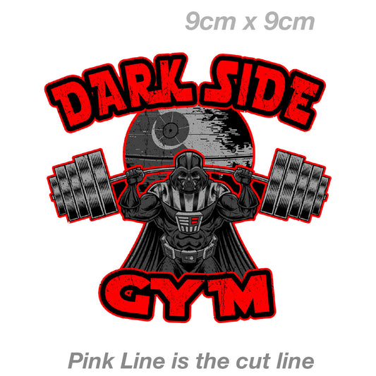 Darth Vader GYM Darth Vader Lift Funny Gym   Sticker