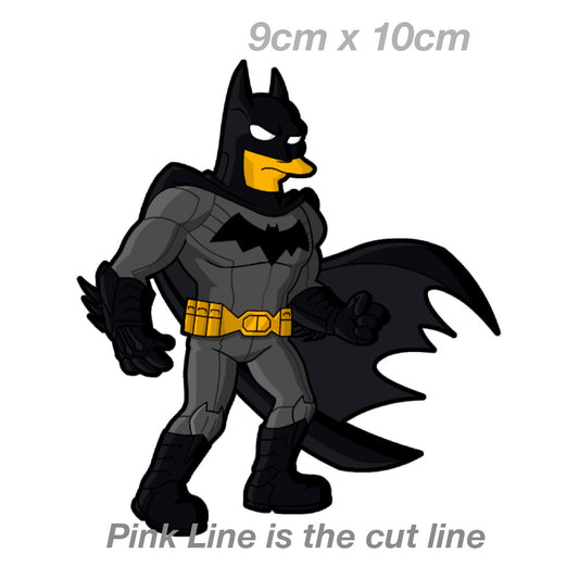The Simpsons Batman, DC Batman Simpson Funny , Car  Vinyl  Sticker