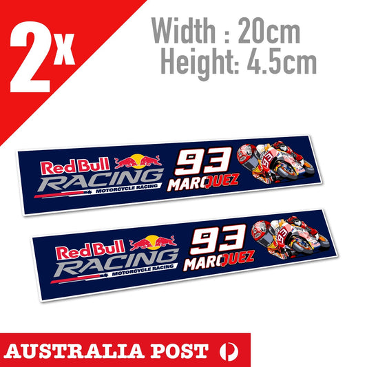 Marc Marquez 93 Motorcycle RED BULL Racing  banner Stickers